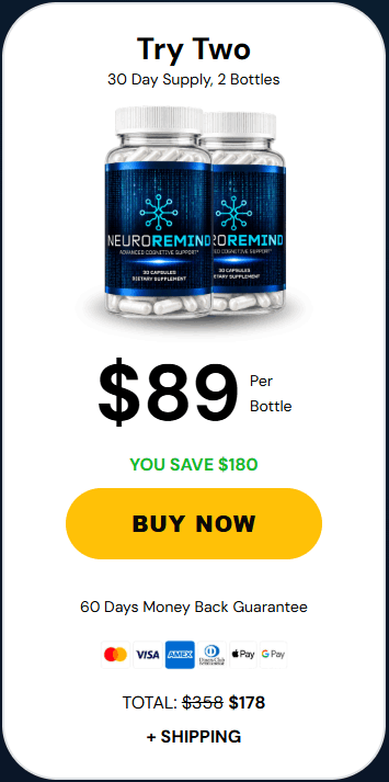 Buy NeuroRemind 1 Bottle
